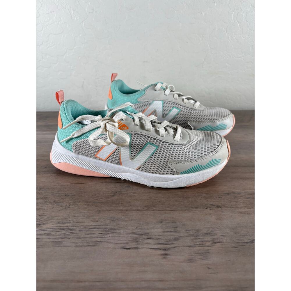 New Balance Big Kid Dynasoft 545 Bungee Lace 'Summer Fog Surf' GK545GS1 W Sz 5.5